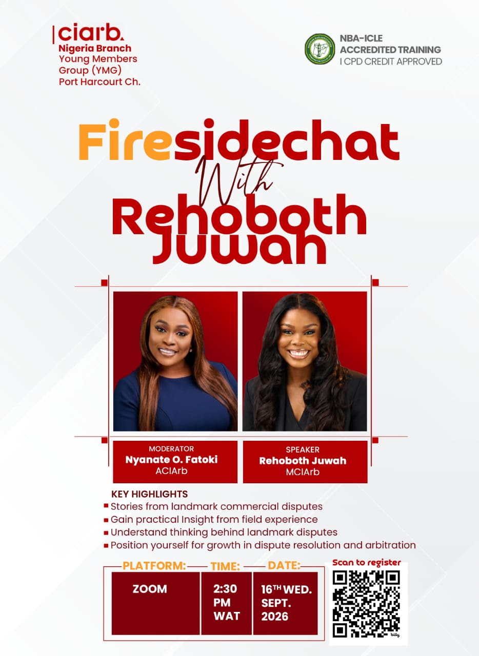 Fireside Chat with Rehoboth Juwah, MCIArb